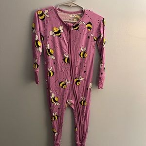 Little Sleepies Purple Bees Zippy (LE Black Friday 2021 print) size 18-24 m